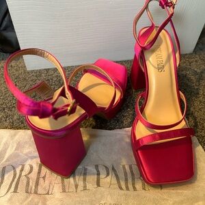 Pink Platform Heels - NEVER WORN